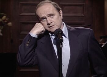A still of comedian Bob Newhart on 